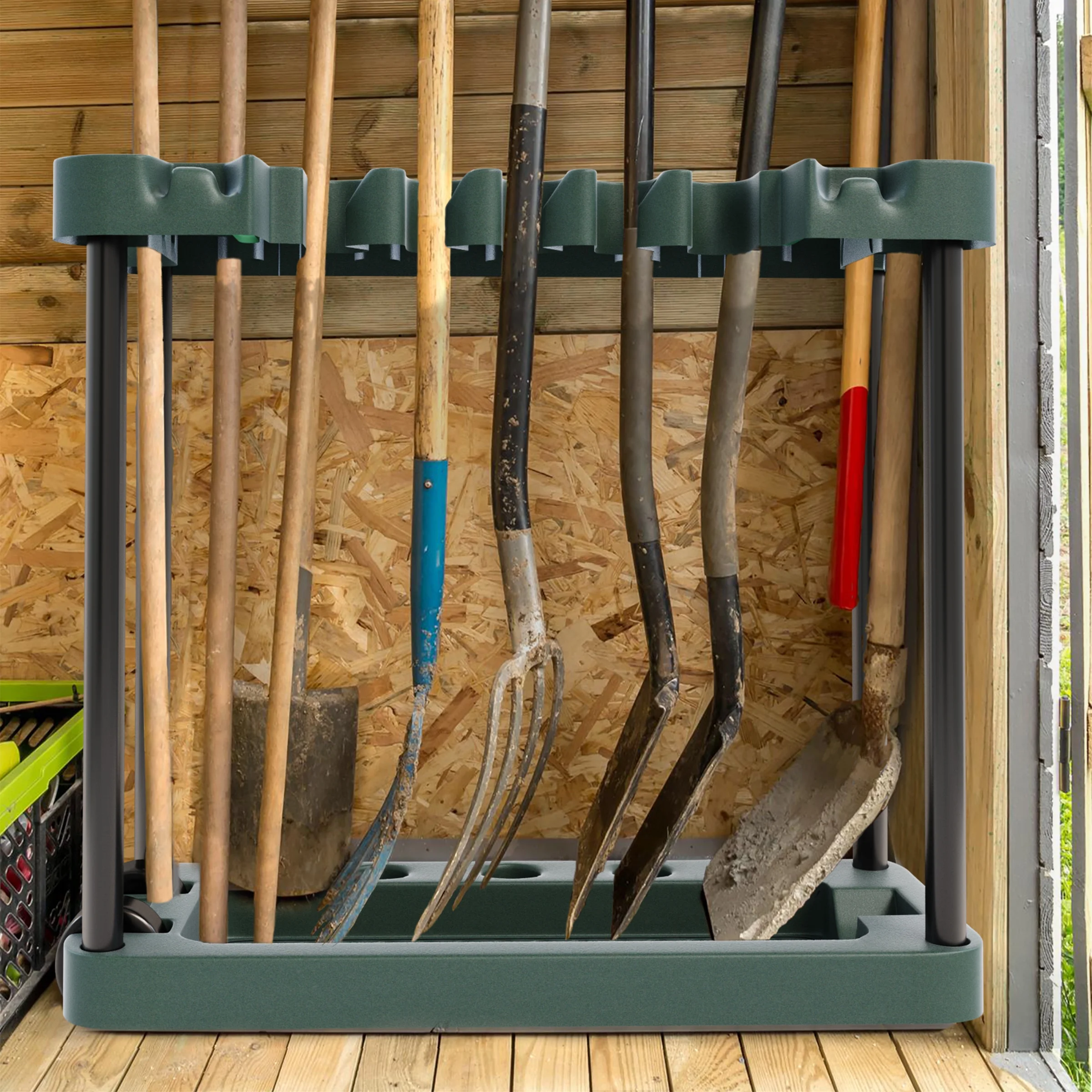 yard tool storage ideas