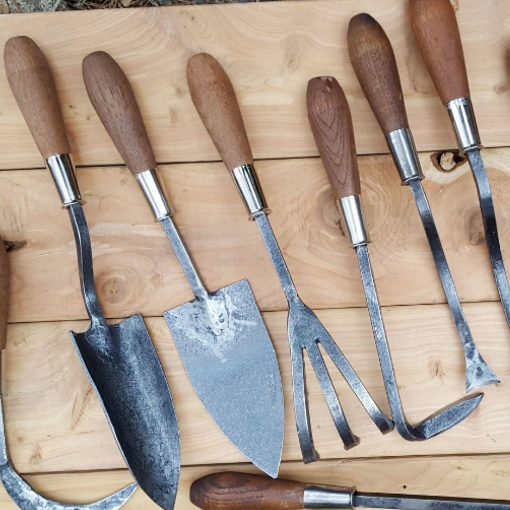 hand forged garden tools