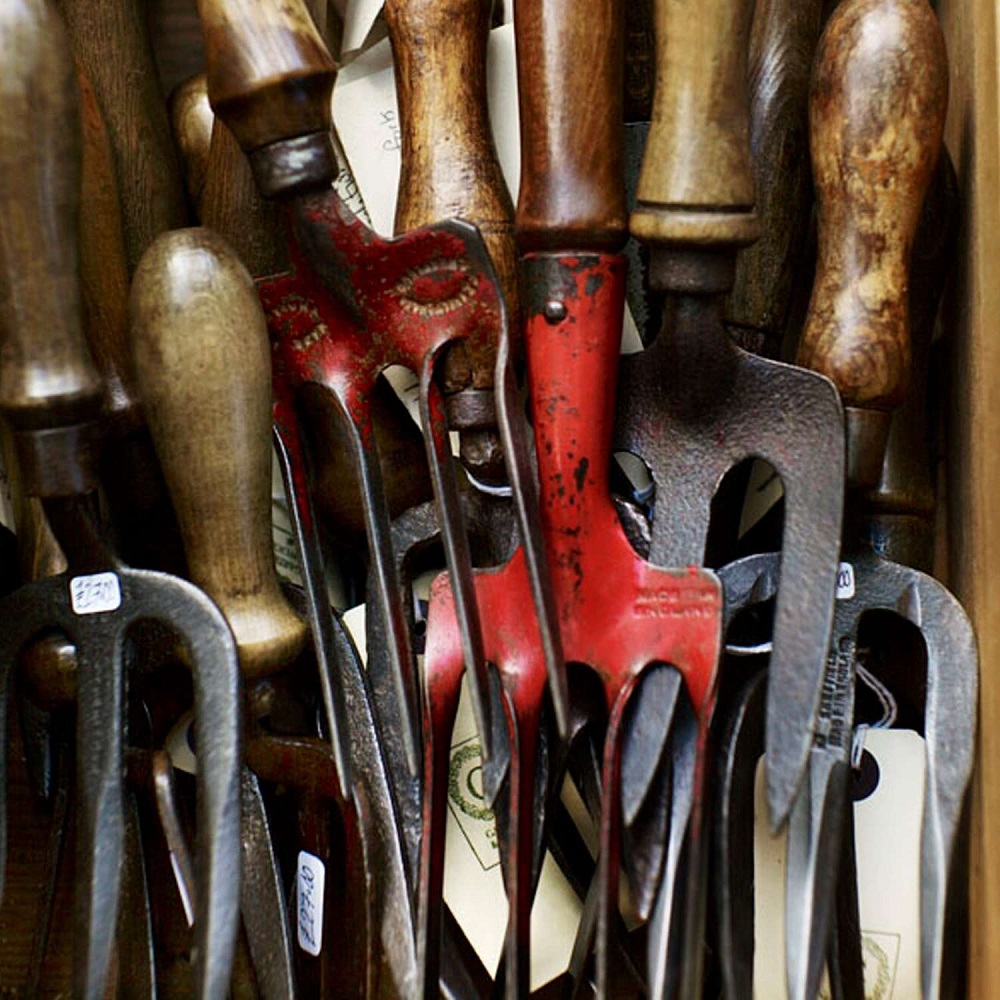 antique garden tools
